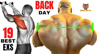 19  BEST BACK EXERCISES TO GET BIGGER BACK FAST / MUSCULATION DOS RÉSULTAT RAPIDE