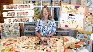 Simple Charm Pack Quilts and Projects