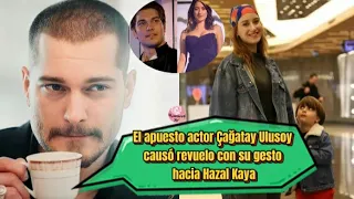 Cagatay Ulusoy causó revuelo con su gesto hacia Hazal Kaya #femir #ferihaemir #hazalkaya #cagatay