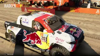 "Toyota Gazoo Racing SA Hilux - Dakar Desert Rally Game No Commentary Gameplay"