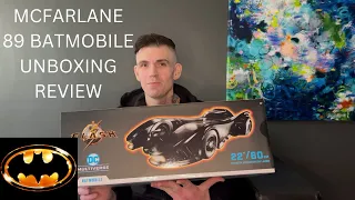 Mcfarlane Flash 89 Batmobile Unboxing/Review