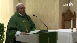 Papa Francesco, omelia a Santa Marta 31.10.2019: "Dio ama con tenerezza"