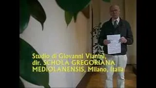 Canto Gregoriano a Pasqua: LAPIS REVOLUTUS  EST, Giovanni Vianini, Milano, It.