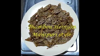 Manipuri style Village life || Thambou Heingan || Lotus root || How to Eat Lotus root....
