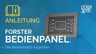 Forster Bedienpanel - Unsere Anleitung
