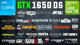 GTX 1650 (GDDR6) Test in 31 Games in 2022