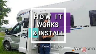 Campervan security alarm system, How it works & How to install Vanolarm inc Motorhome security