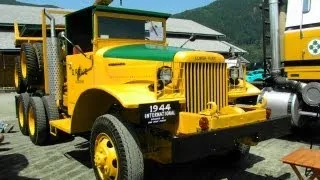 1944 International Logging Truck   Antique Truck Show ,Duncan BC,2012