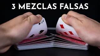 TOP 3 MEZCLAS y CORTES FALSOS CON CARTAS - Magia explicada