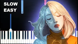 Ashe - Moral of the story (SLOW EASY PIANO TUTORIAL)