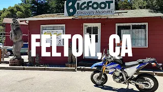 Exploring Felton California | Santa Cruz Mountains | Yamaha WR250R Supermoto