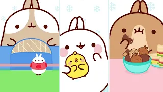 Molang - The Sled | Season 2 Episode 6 | Winter Compilation for Kids