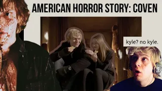 evan peters having anger issues as kyle spencer ("coven")