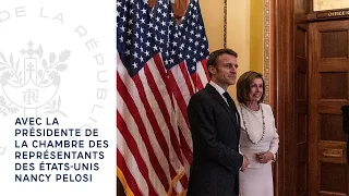 Déclaration avec la Présidente de la Chambre des représentants des États-Unis Nancy Pelosi.