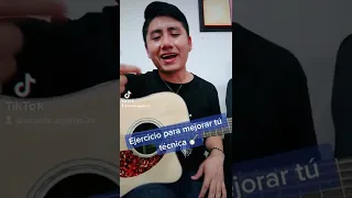 EL MEJOR EJERCICIO PARA MEJORAR TU TÉCNICA EN LA GUITARRA 🎸 PARA PRINCIPIANTES