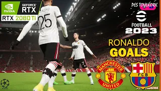 eFootball 2023 - Barcelona vs Manchester United | Spotify Camp Nou - PC Gameplay [RTX 2080Ti]