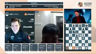 Magnus Carlsen vs Praggnanandhaa | CCT Airthings Masters 2022