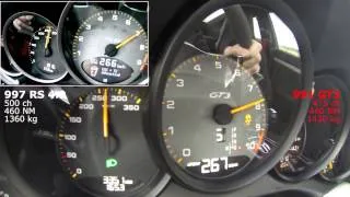 0-300 km/h : 991 GT3 VS 997 GT3 RS 4.0 (Motorsport)