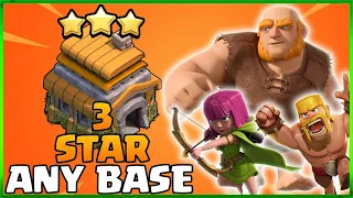 TH6 GIBARCH (Giant, Barbarian, Archer) 3 Star Attack Strategy (Clash of Clans)