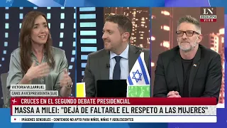 Victoria Villarruel habló sobre la cercanía de Javier Milei con Barrionuevo: “Me incomoda”