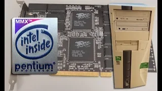 Pentium MMX 233 - MS-DOS Benchmarks + 3Dfx Voodoo Graphics (Voodoo 1) with 8MB!