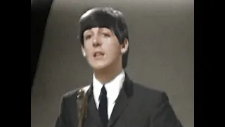 (COLORIZED) The Beatles - I Want To Hold Your Hand (thank your lucky stars)