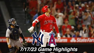 New York Yankees Vs Los Angeles Angels 7/17/23 Game Highlights