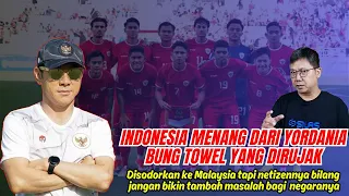 INDONESIA MENANG DARI YORDANIA BUNG TOWEL YANG DIRUJAK || DISODORKAN KE JIRAN TAPI DITOLAK