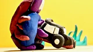 Monster Eats Car - Stop Motion Animation