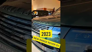 NEW RANGE ROVER SV 2023 #shorts #rangerover #luxurycars #new