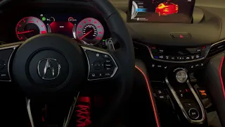 2021 Acura Tlx interior lighting feature night time