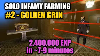 Solo Infamy Farming - Best Heists #2 - Golden Grin Casino | PAYDAY2 Solo XP Guide