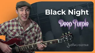 Black Night by Deep Purple | Easy Guitar