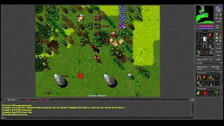 Old Tibia - MinoMage Trap NICE LOOT (2007 7.92 Calmera)