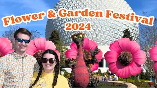 Flower and Garden Festival Epcot 2024! NEW Merch, NEW Food, NEW Topiaries on Opening Day!