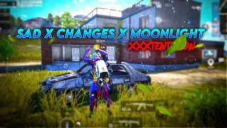 Xxxtentacion - Sad X Changes X Moonlight 🖤| 4 Fingers +Gyroscope |Bgmi Montage🔥