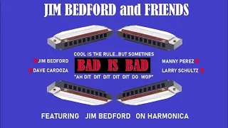 BAD IS BAD / HUEY LEWIS & THE NEWS COVER / JIM BEDFORD & FRIENDS