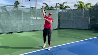 Racquets Professional Lina Krasnoroutskaya - Shoulder Extension