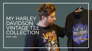 MY HARLEY DAVIDSON VINTAGE TEE COLLECTION (PART 1)