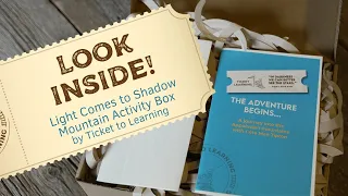 Light Comes to Shadow Mountain Activity Box by Ticket to Learning | What's Inside?