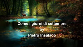 Come i giorni di settembre by Pietro Insalaco