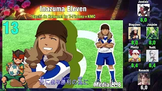 Top 19 Inazuma Eleven Openings - Party Rank Nova Onigashima