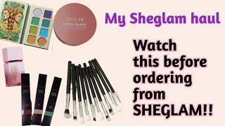 SHEGLAM MAKEUP HAUL || SUPER AFFORDABLE SHEIN MAKEUP HAUL || Is it worth buying?