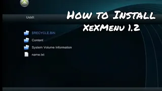 Modding Tutorial Ep. 1 - How to Install XeXMenu 1.2 on your Jtag/RGH/XDK