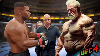 Mike Tyson vs. Old Muscular (EA sports UFC 4)