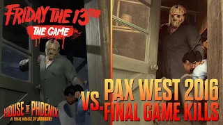 PAX WEST 2016 vs. FINAL GAME KILLS | Friday The 13th: The Game