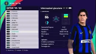 eFootball PES 2021: Inter 1999-2000 classic team (PS4) Special Request