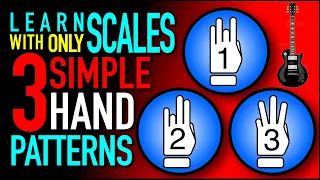 3 Simple Hand Patterns - Learn Scales FAST - Learn these first.