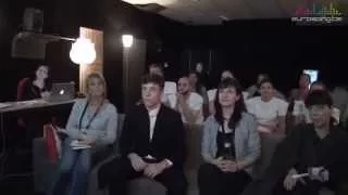 Eurovision 2015 behind the scenes - Loïc Nottet in the Viewing Room (Belgium)