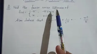 Fourier Series of discontinuous function | B.Tech 1st year